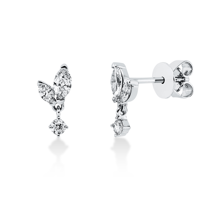 Modern Woman Ohrstecker Weißgold 18kt 0,33ct