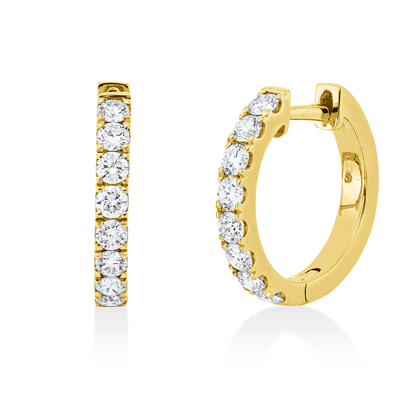 Modern Woman Creolen Weißgold 18kt 0,65ct