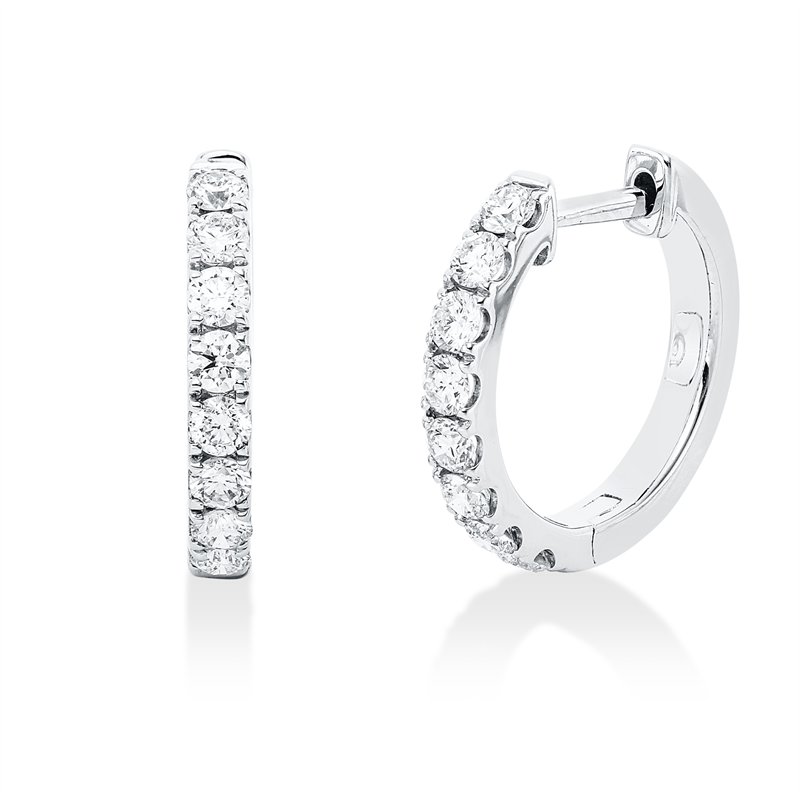 Modern Woman Creolen Weißgold 18kt 0,65ct
