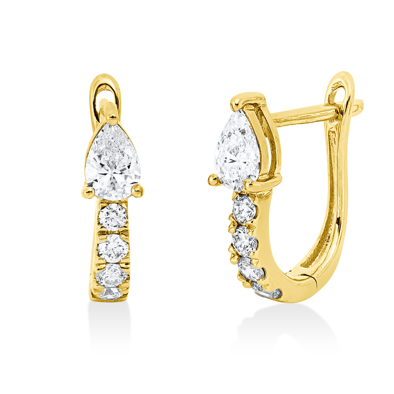 Modern Woman Creolen Weißgold 18kt 0,62ct