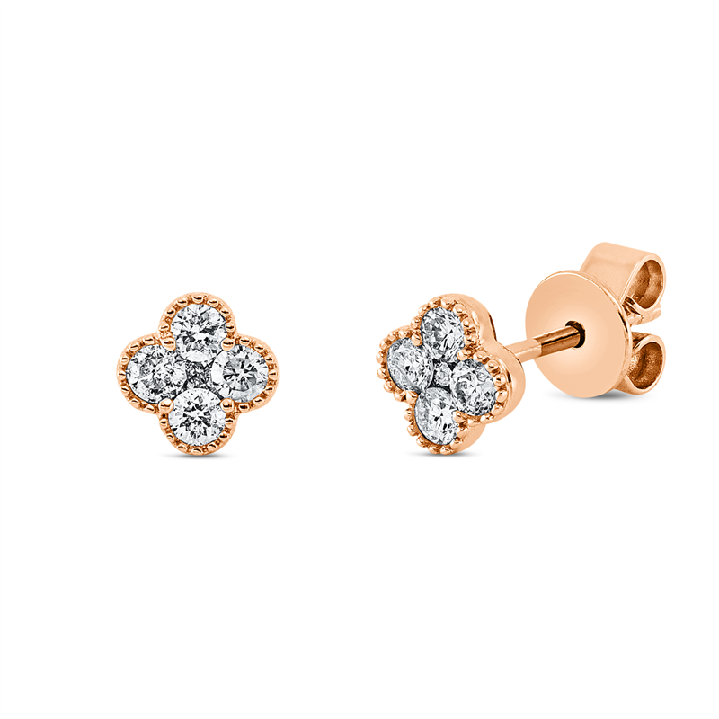 Modern Woman Ohrstecker Weißgold 18kt 0,26ct