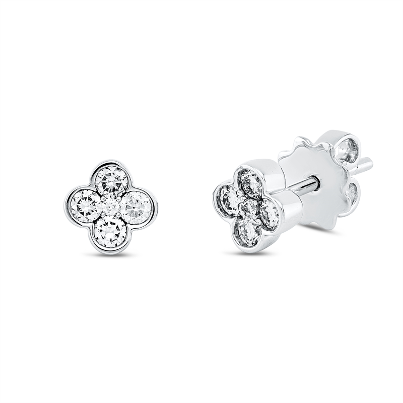 Modern Woman Ohrstecker Weißgold 18kt 0,37ct
