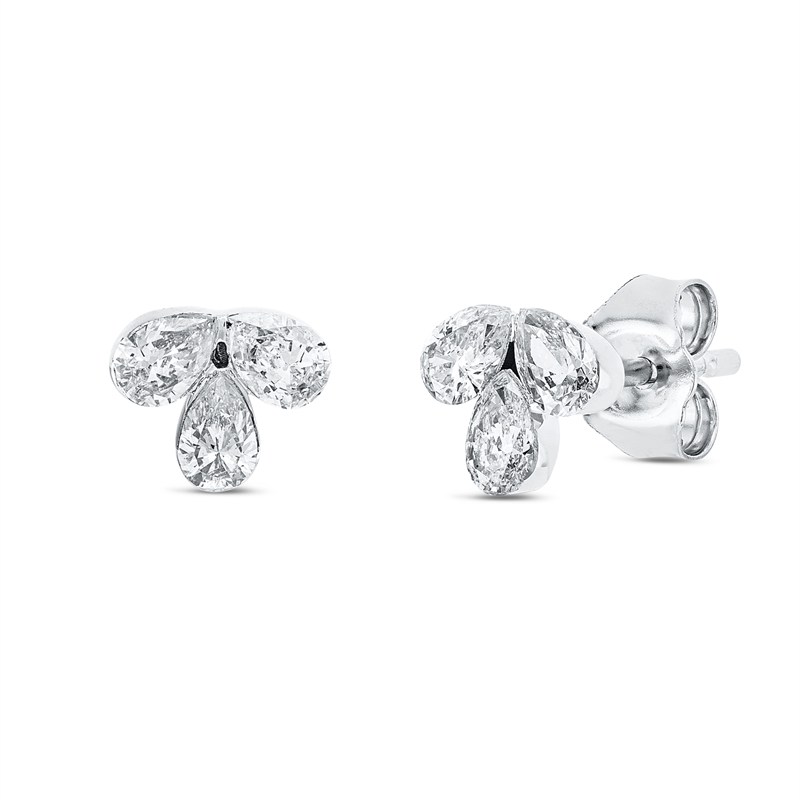 Modern Woman Ohrstecker Weißgold 18kt 0,55ct