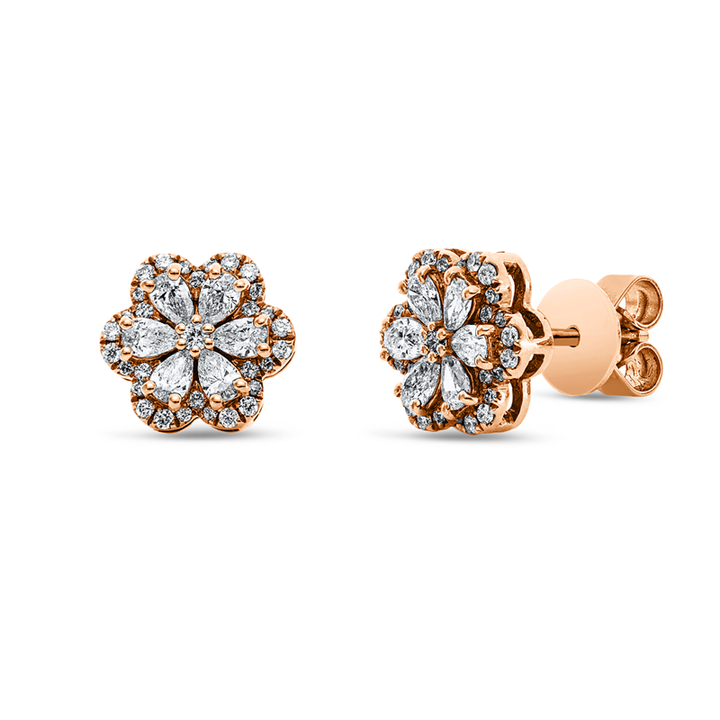 Modern Woman Ohrstecker Weißgold 18kt 0,78ct