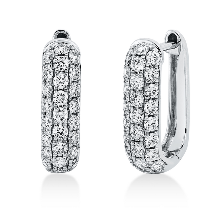 Pavé Creolen Weißgold 18kt Ref-2U610