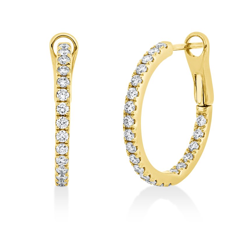 Modern Woman Creolen Gelbgold 18kt Ref-2V057