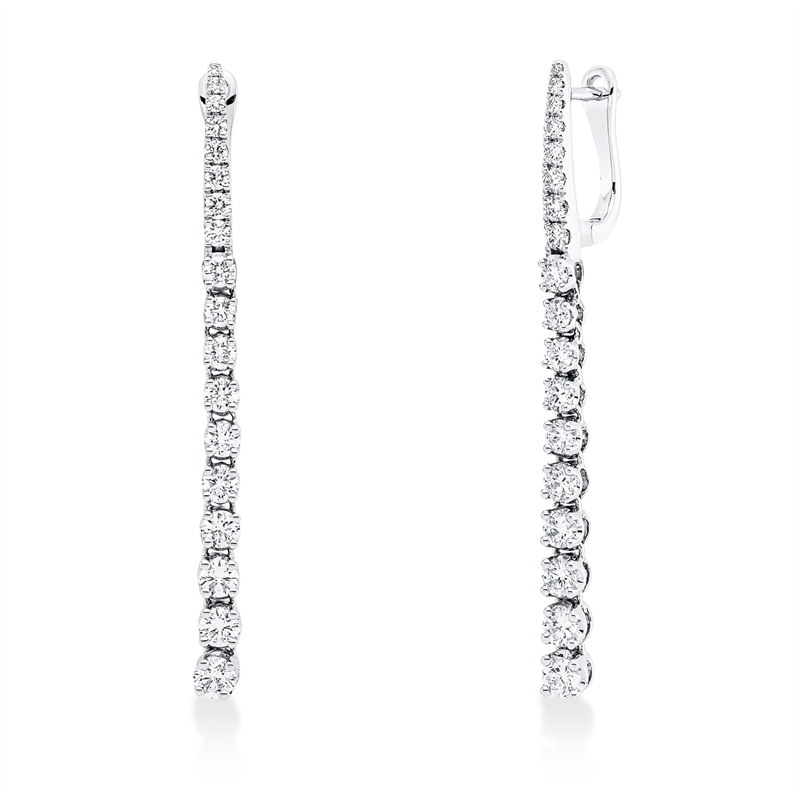 Modern Woman Ohrschmuck Weißgold 14kt 1,24ct