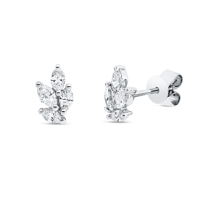 Modern Woman Ohrstecker Weißgold 18kt 0,38ct
