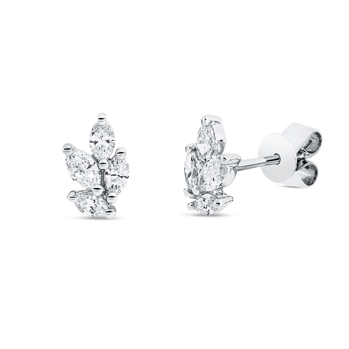 Modern Woman Ohrstecker Weißgold 18kt Ref-2V252