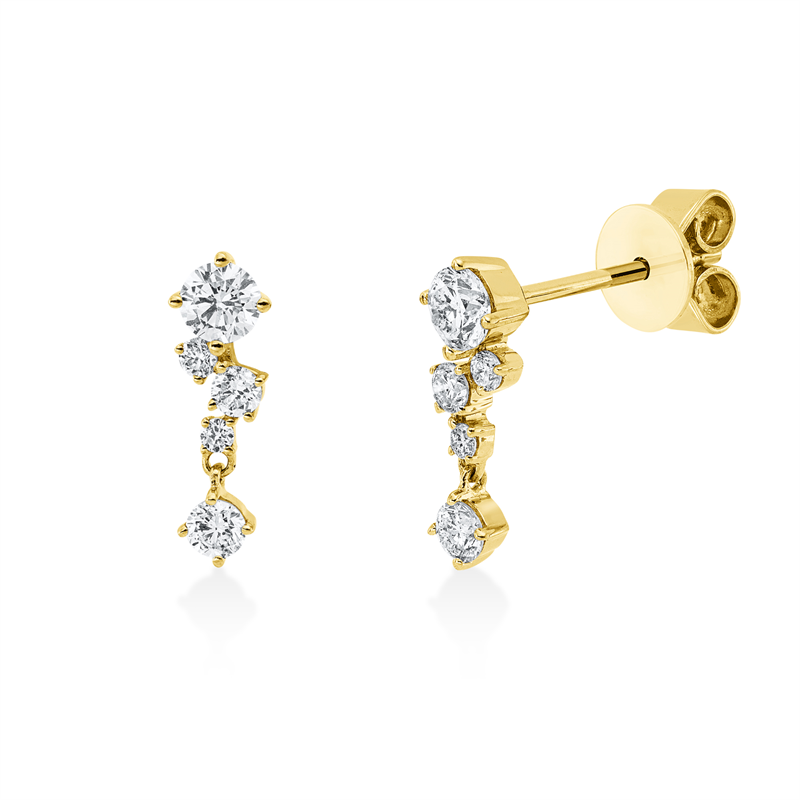 Modern Woman Ohrstecker Weißgold 18kt 0,48ct