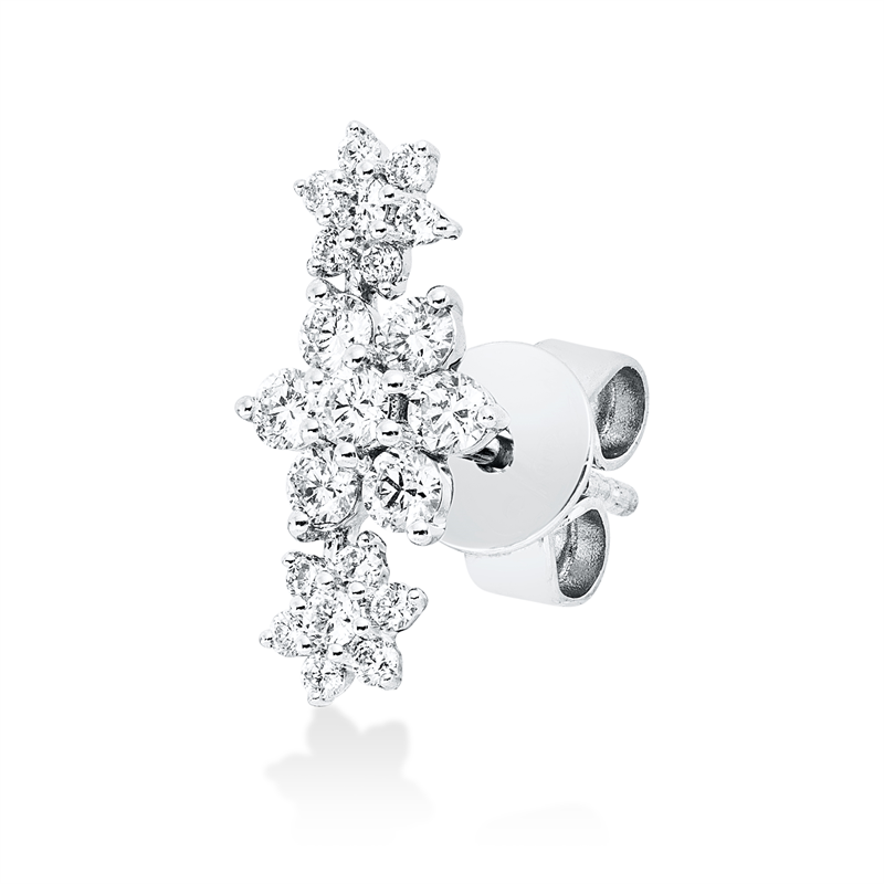 Modern Woman Ohrstecker Gelbgold 18kt 0,26ct