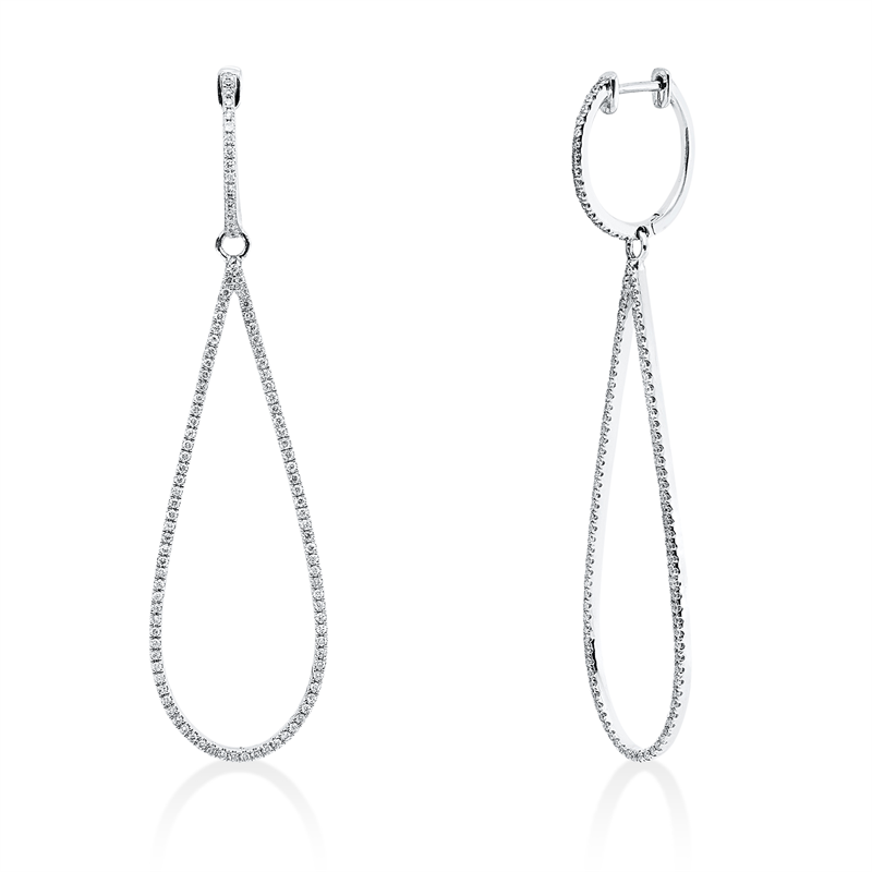 Modern Woman Ohrschmuck Weißgold 14kt 0,69ct