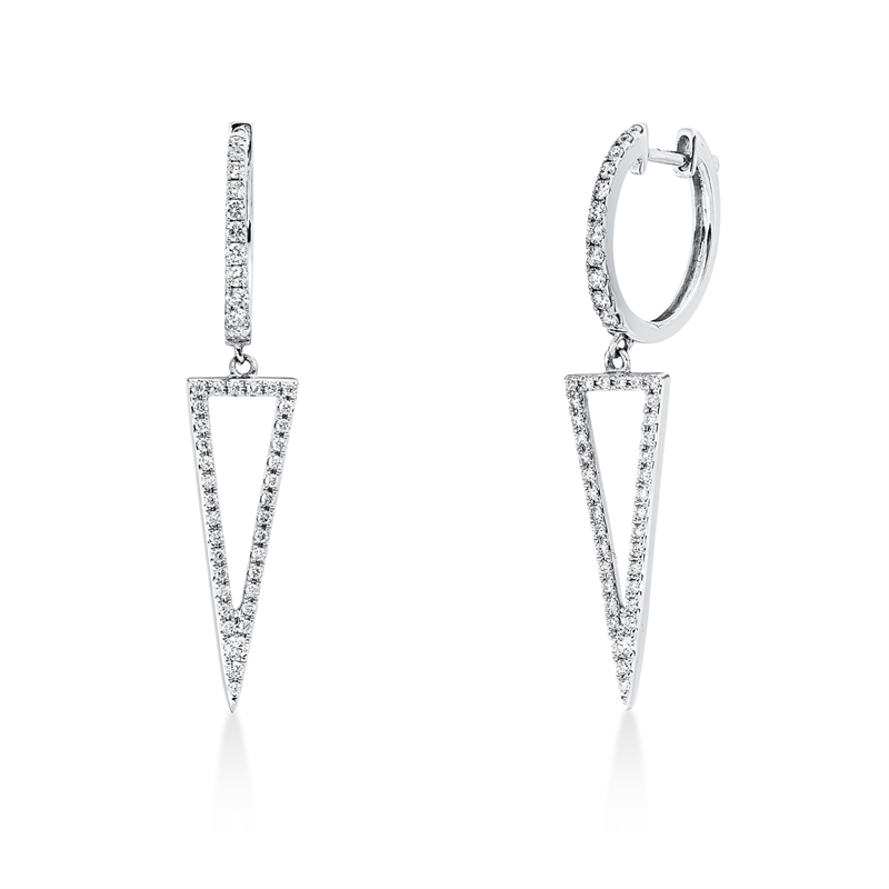 Modern Woman Ohrschmuck Weißgold 14kt Ref-2V353