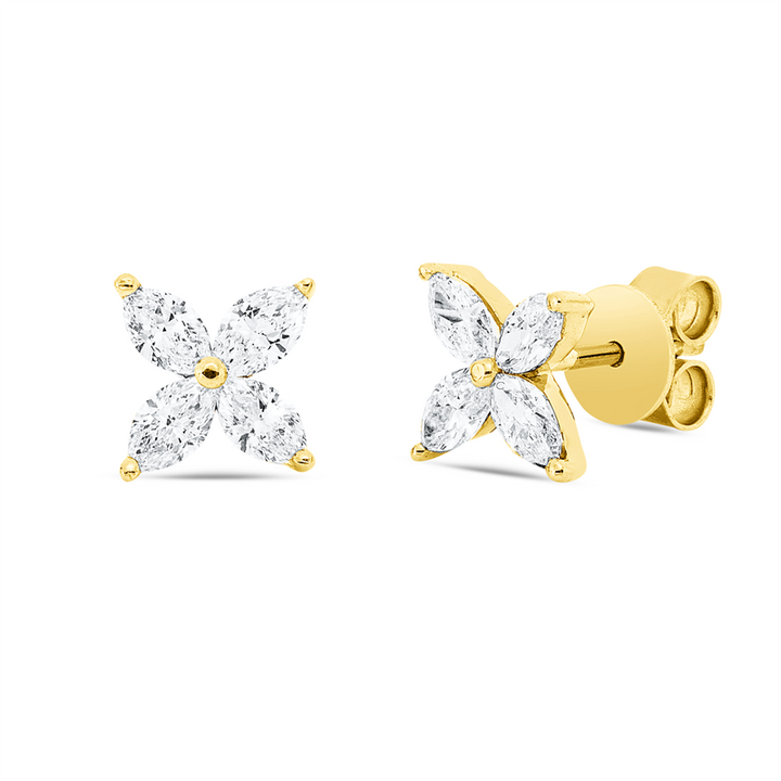 Modern Woman Ohrstecker Gelbgold 18kt Ref-2V465