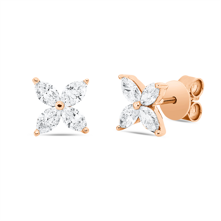 Modern Woman Ohrstecker Rotgold 18kt Ref-2V465