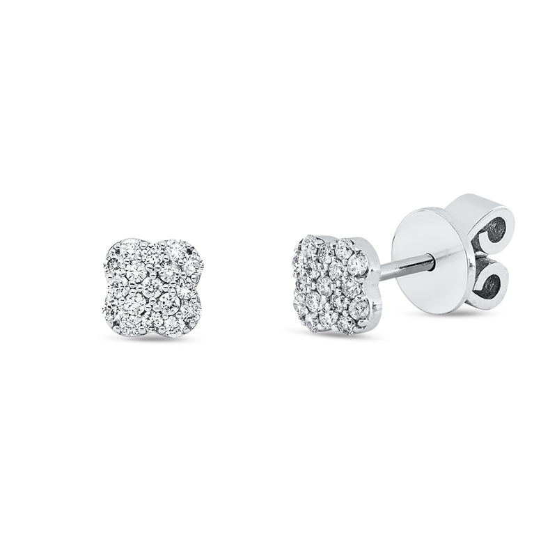 Modern Woman Ohrstecker Weißgold 18kt 0,2ct