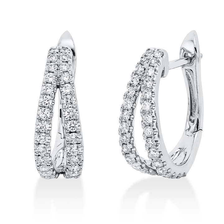 Modern Woman Creolen Weißgold 18kt Ref-2V534