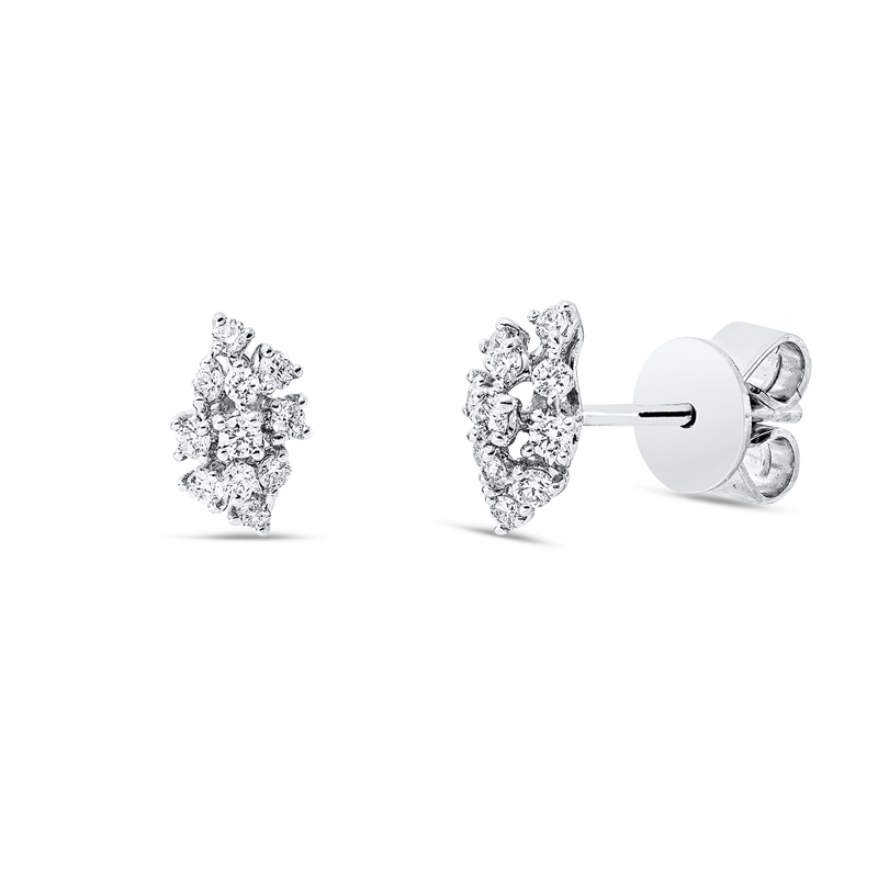 Modern Woman Ohrstecker Weißgold 18kt 0,24ct