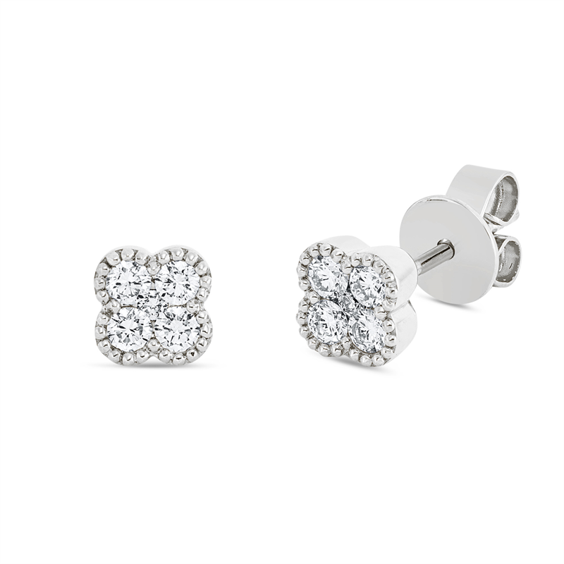 Modern Woman Ohrstecker Weißgold 18kt 0,33ct