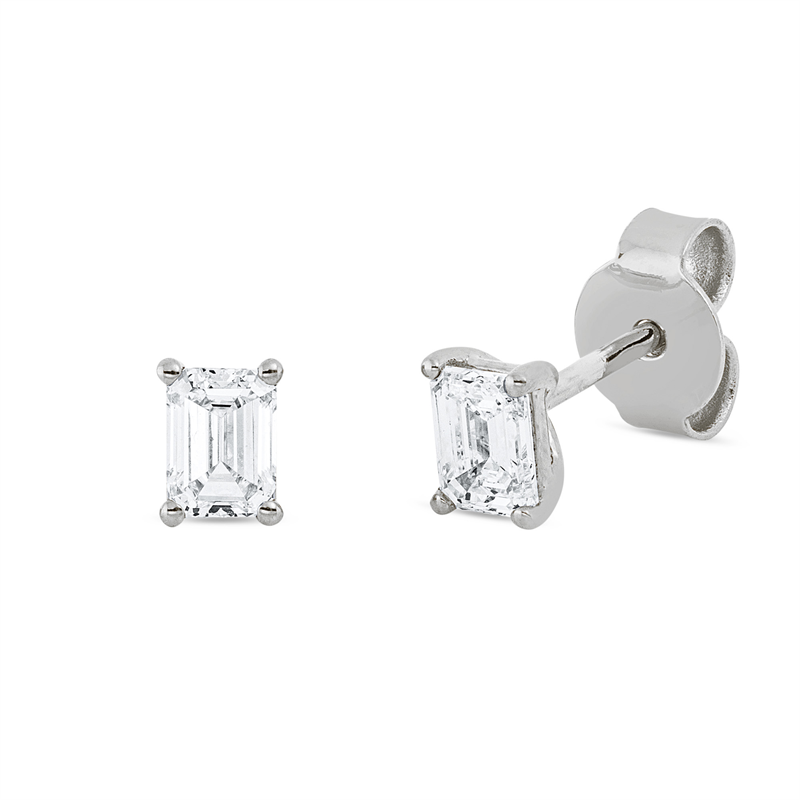 Solitaire Ohrstecker Gelbgold 18kt 0,6ct