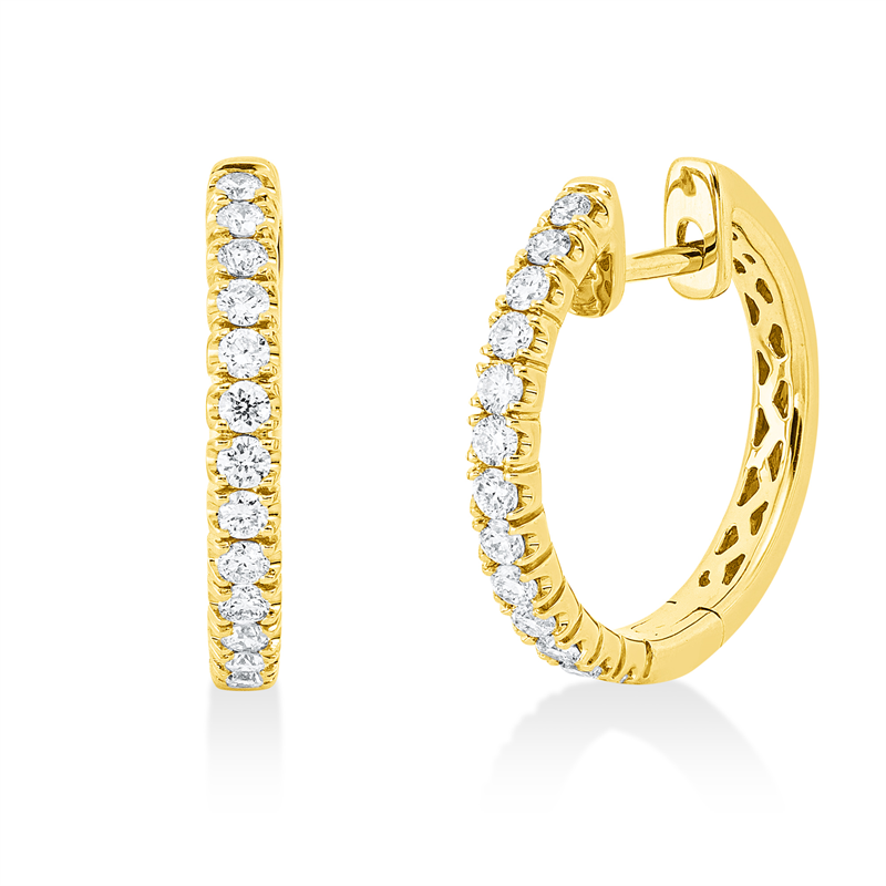 Modern Woman Creolen Gelbgold 18kt 0,5ct