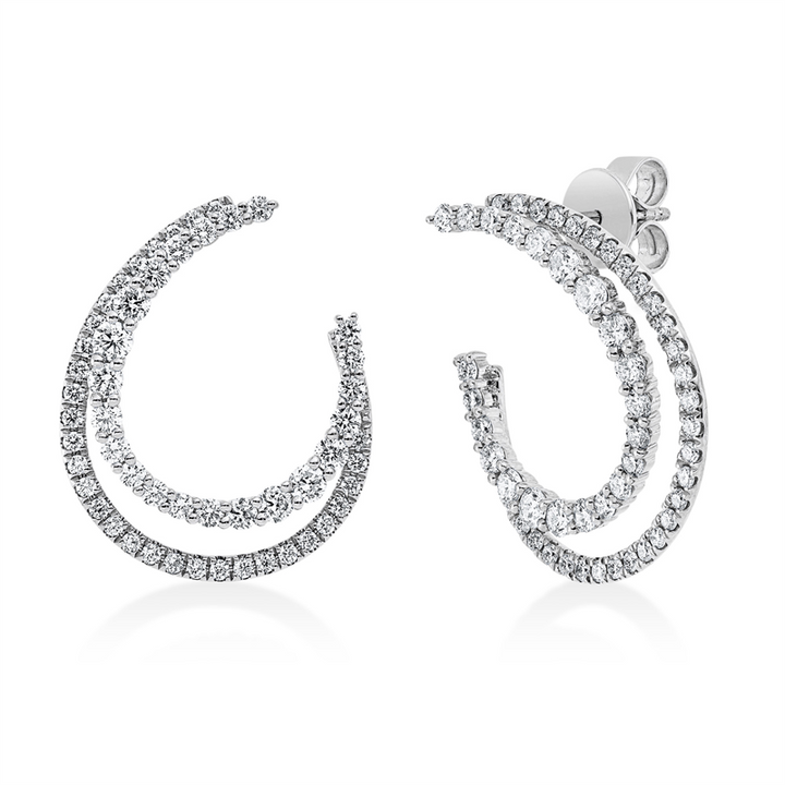 Modern Woman Ohrstecker Weißgold 18kt Ref-2W003