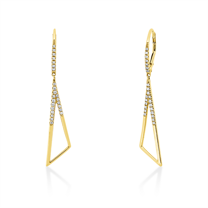 Modern Woman Ohrschmuck Gelbgold 18kt Ref-2W092