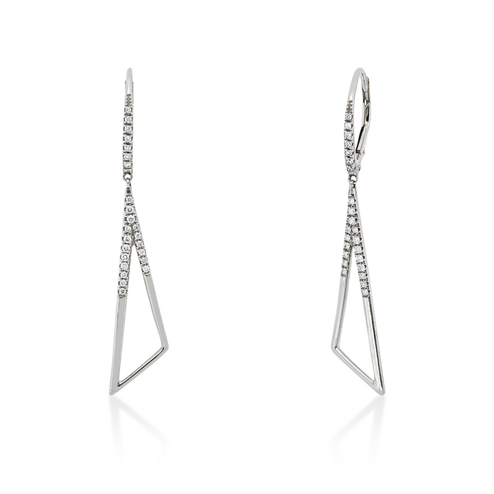 Modern Woman Ohrschmuck Weißgold 18kt Ref-2W092