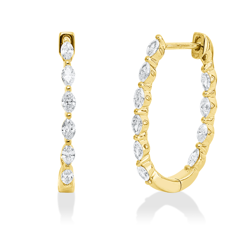 Modern Woman Creolen Gelbgold 18kt Ref-2W219