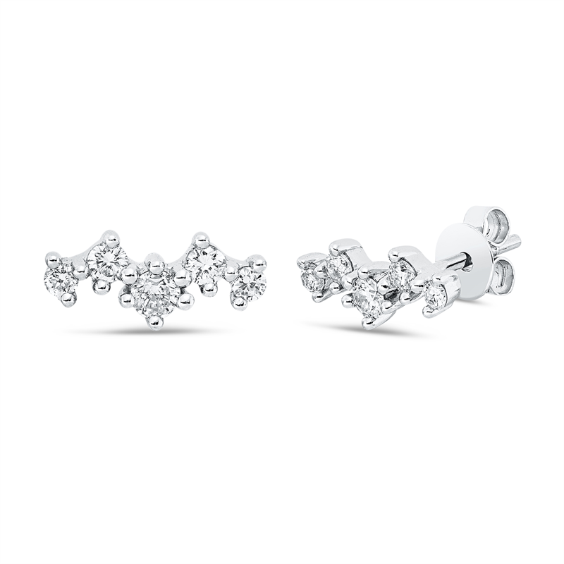 Modern Woman Ohrstecker Weißgold 18kt 0,3ct