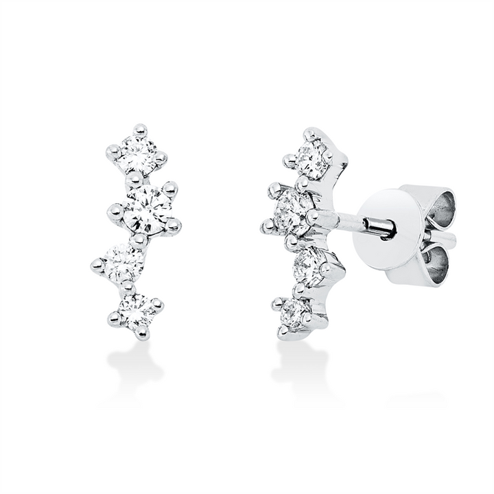 Modern Woman Ohrstecker Weißgold 18kt Ref-2W236