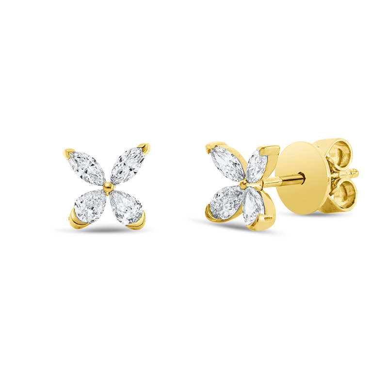 Modern Woman Ohrstecker Weißgold 18kt 0,45ct