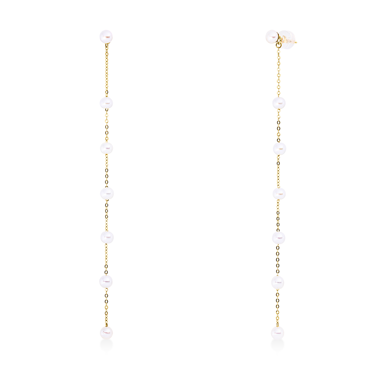 Perle Ohrschmuck Gelbgold 18kt