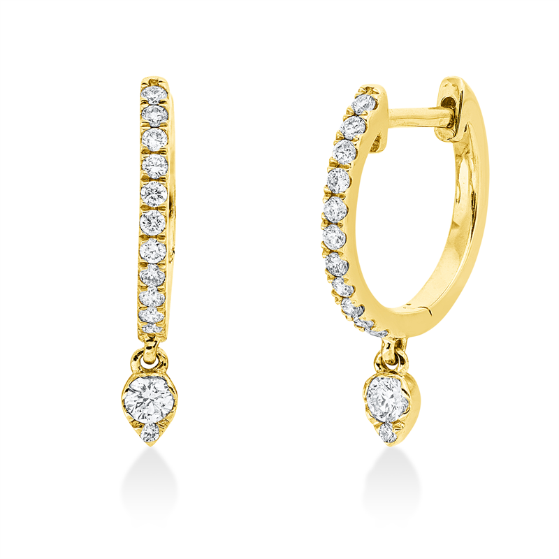 Modern Woman Creolen Gelbgold 18kt Ref-2W343