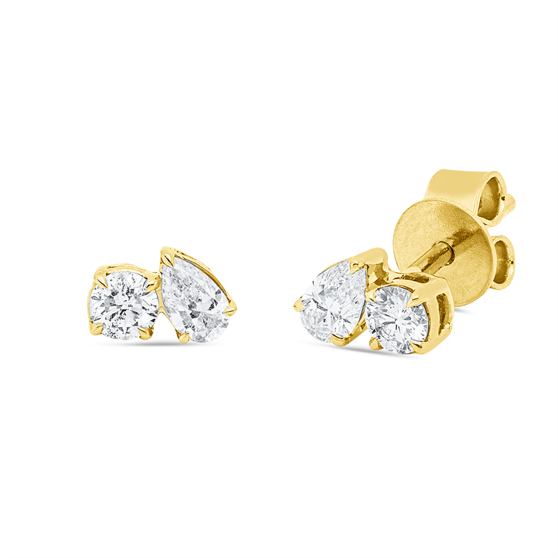 Modern Woman Ohrstecker Weißgold 18kt 0,38ct