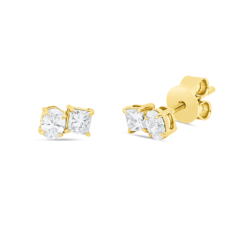 Modern Woman Ohrstecker Weißgold 18kt 0,42ct