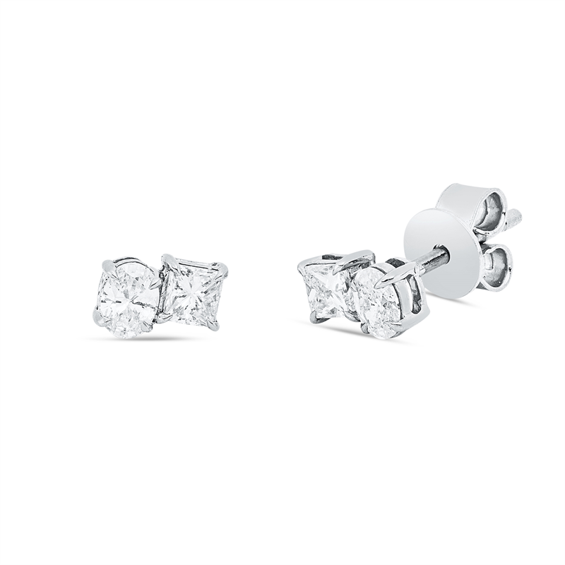 Modern Woman Ohrstecker Weißgold 18kt 0,42ct