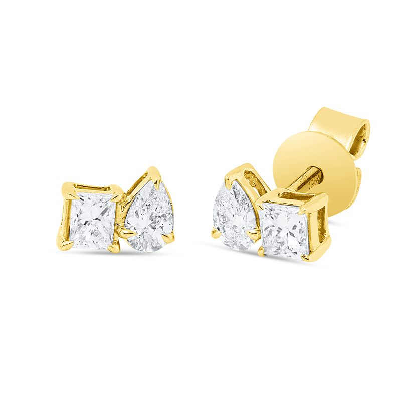 Modern Woman Ohrstecker Weißgold 18kt 0,36ct