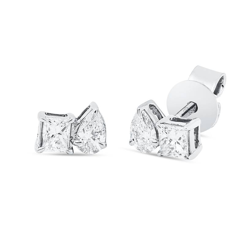 Modern Woman Ohrstecker Weißgold 18kt 0,36ct