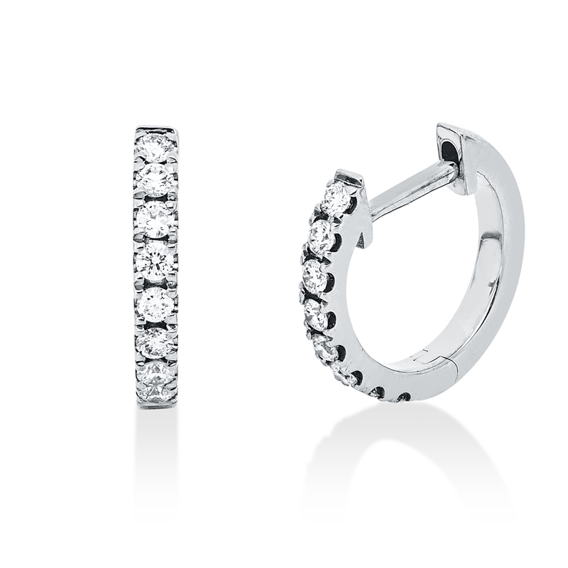 Modern Woman Creolen Gelbgold 18kt 0,22ct