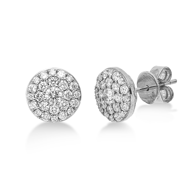 Illusion Classic Ohrstecker Gelbgold 18kt 0,76ct