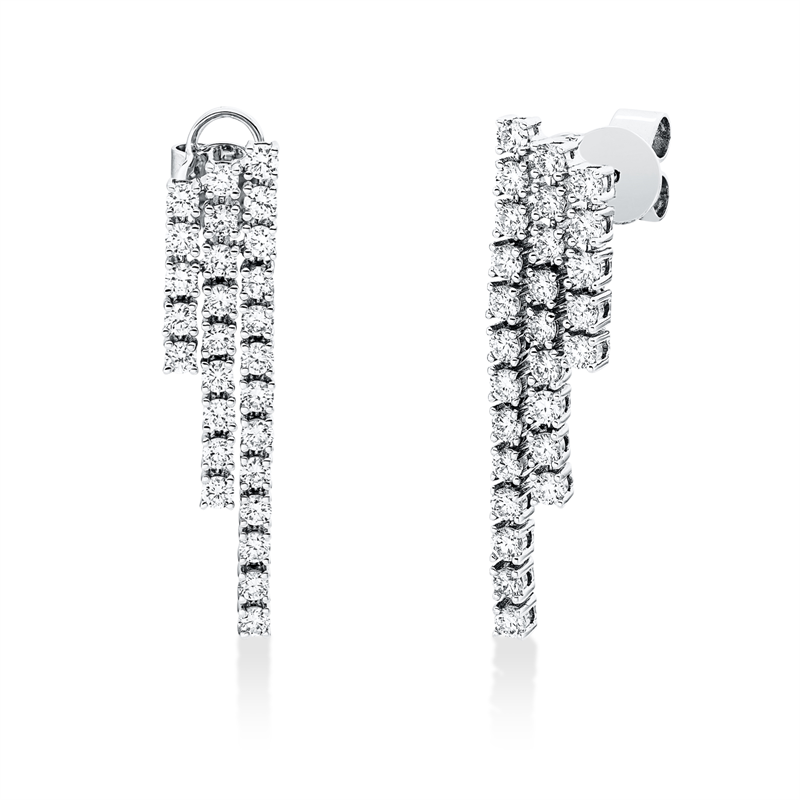 Exklusiv Ohrschmuck Weißgold 18kt 1,38ct