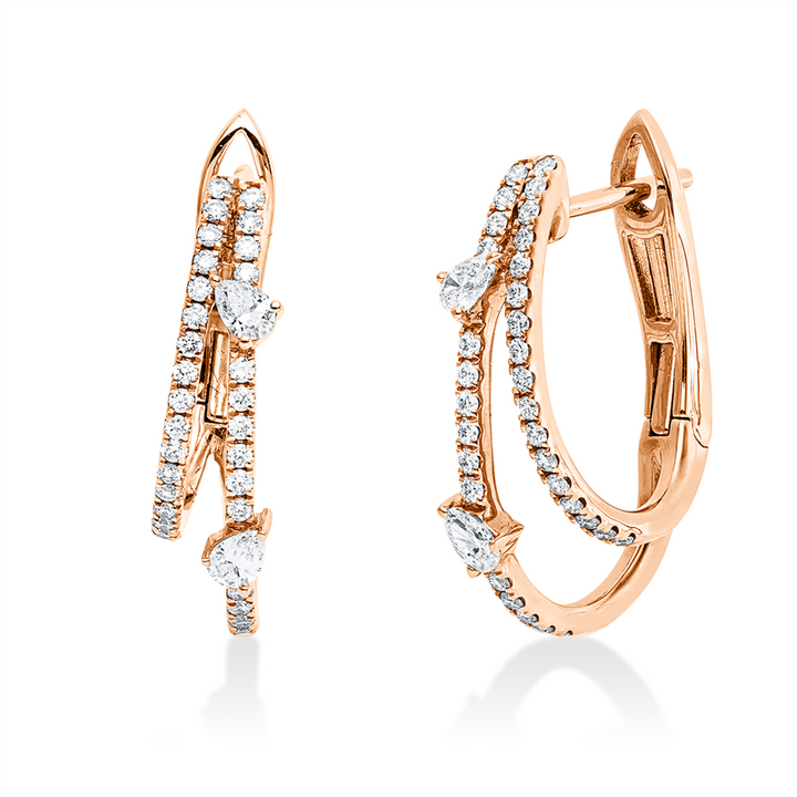 Modern Woman Creolen Rotgold 18kt Ref-2W946