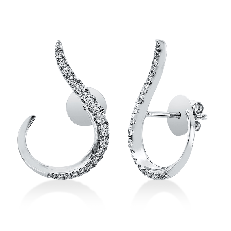 Modern Woman Ohrstecker Weißgold 18kt Ref-2W964