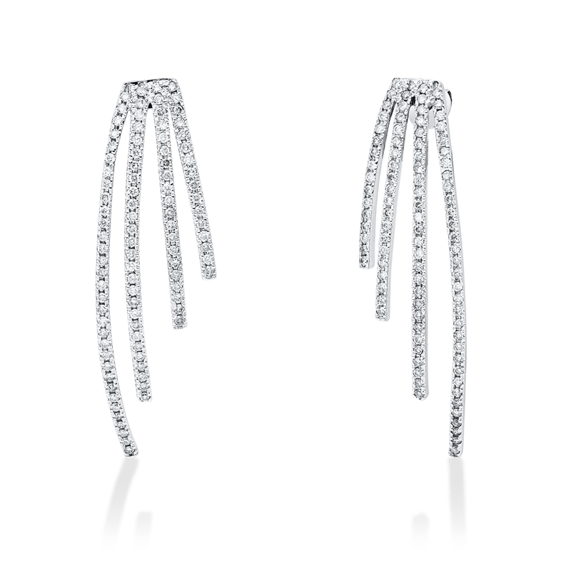 Modern Woman Ohrschmuck Weißgold 18kt 1,4ct