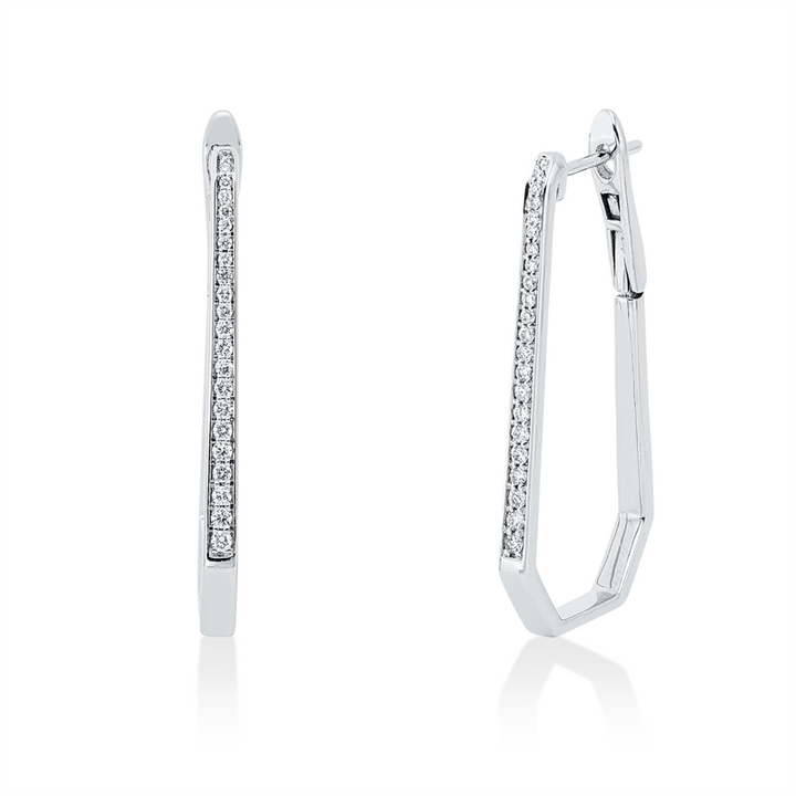 Modern Woman Creolen Weißgold 18kt Ref-2X088