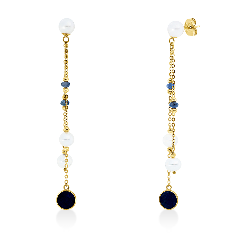 Perle Ohrschmuck Gelbgold 18kt