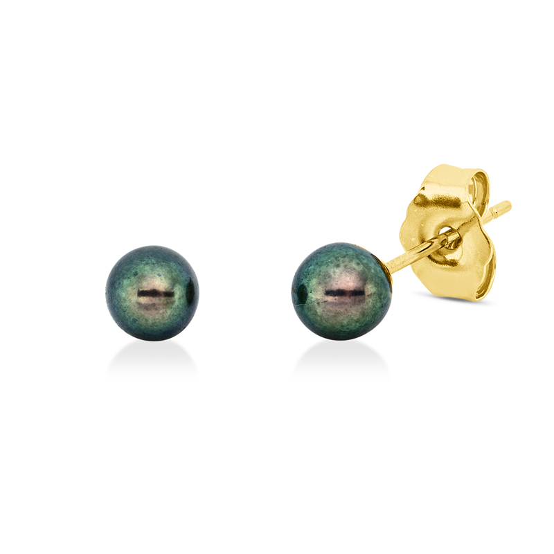 Perle Ohrstecker Gelbgold 18kt