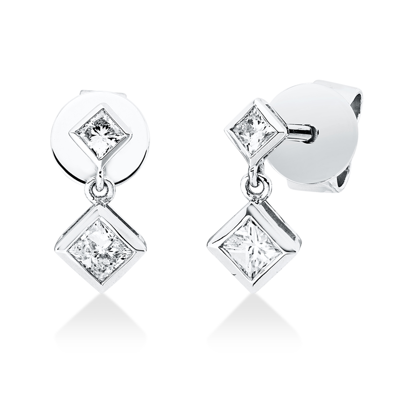 Modern Woman Ohrstecker Weißgold 18kt 0,28ct