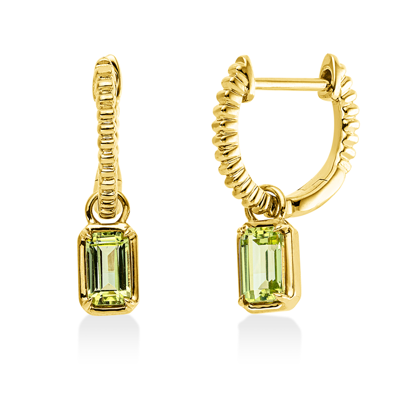 Farbstein Fashion Ohrschmuck Gelbgold 18kt Ref-2X339